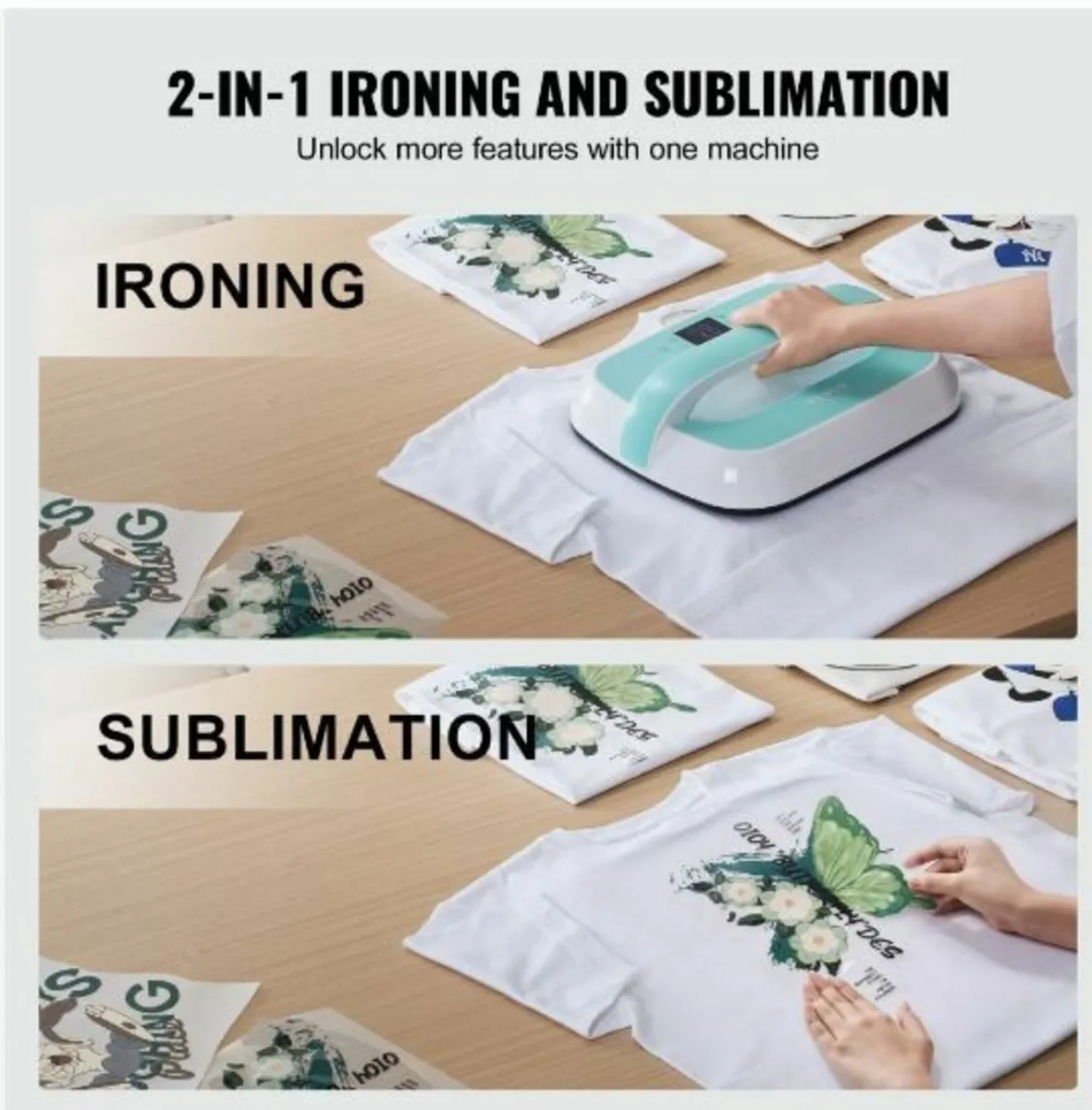Heat Press Machine 12 x 10 in Portable - Image 2