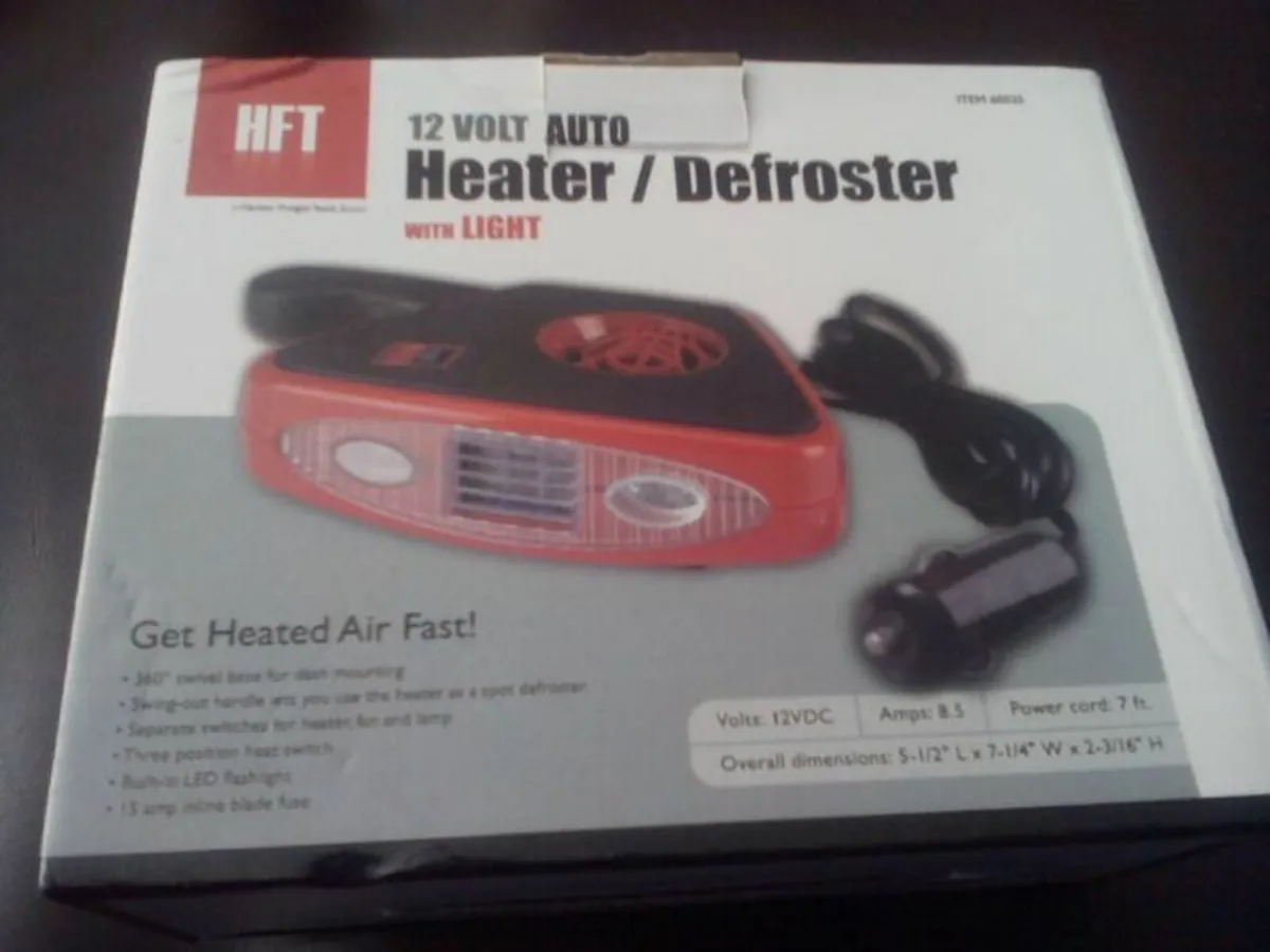 12 Volt Car Cooling Fan, and Heater / Defroster - Image 3