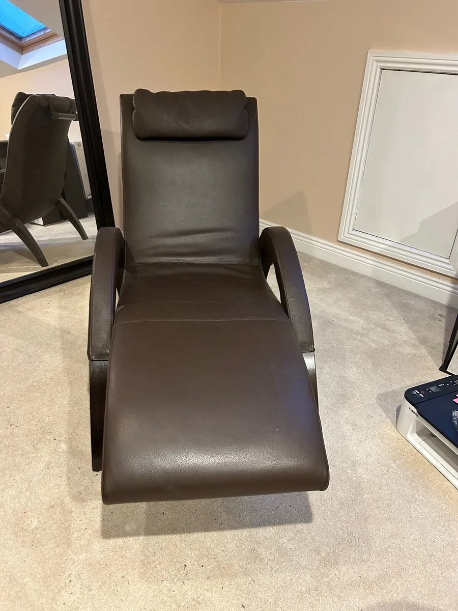 Leather Lounge Chair - Image 2