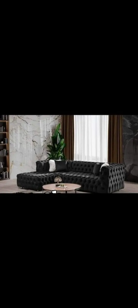 Corner sofa & coffee table - Image 1