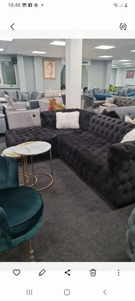 Corner sofa & coffee table - Image 2