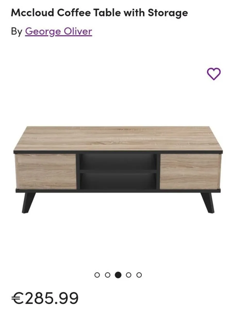 Corner sofa & coffee table - Image 4