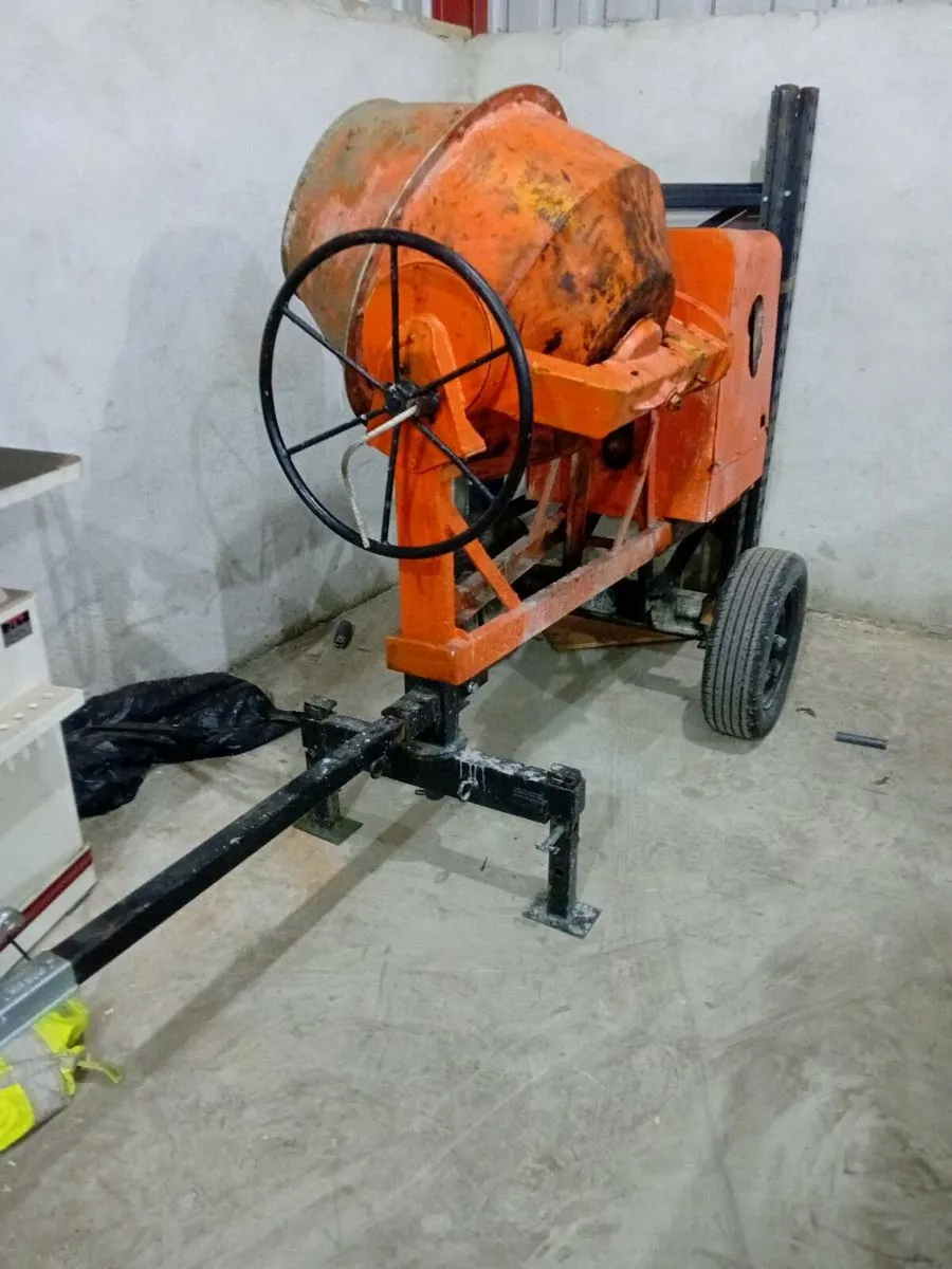 Lister- Diesel---Cement Mixer-- Tow behind - Image 1