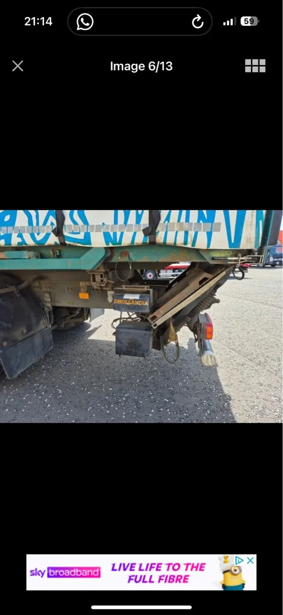 24 ft demountable curtainsider trailer & tail lift - Image 4