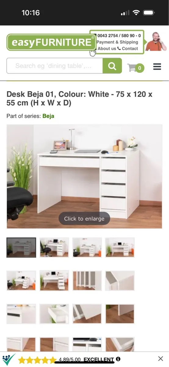 Desk / Vanity Unit - Image 1
