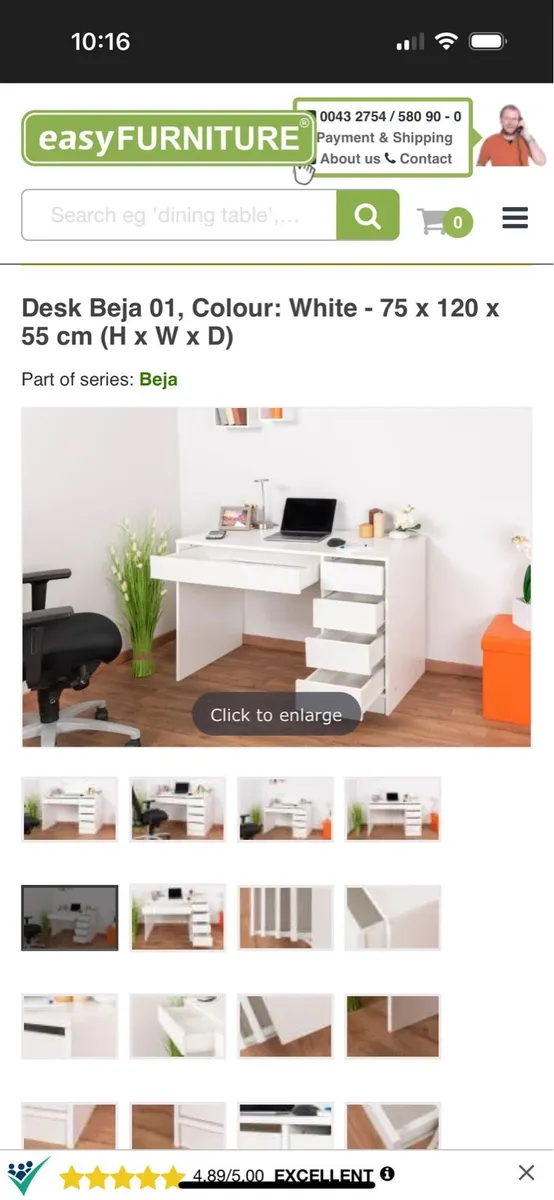 Desk / Vanity Unit - Image 2