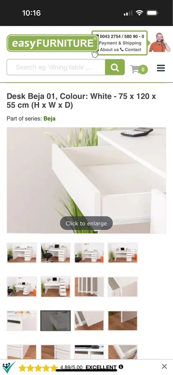 Desk / Vanity Unit - Image 3
