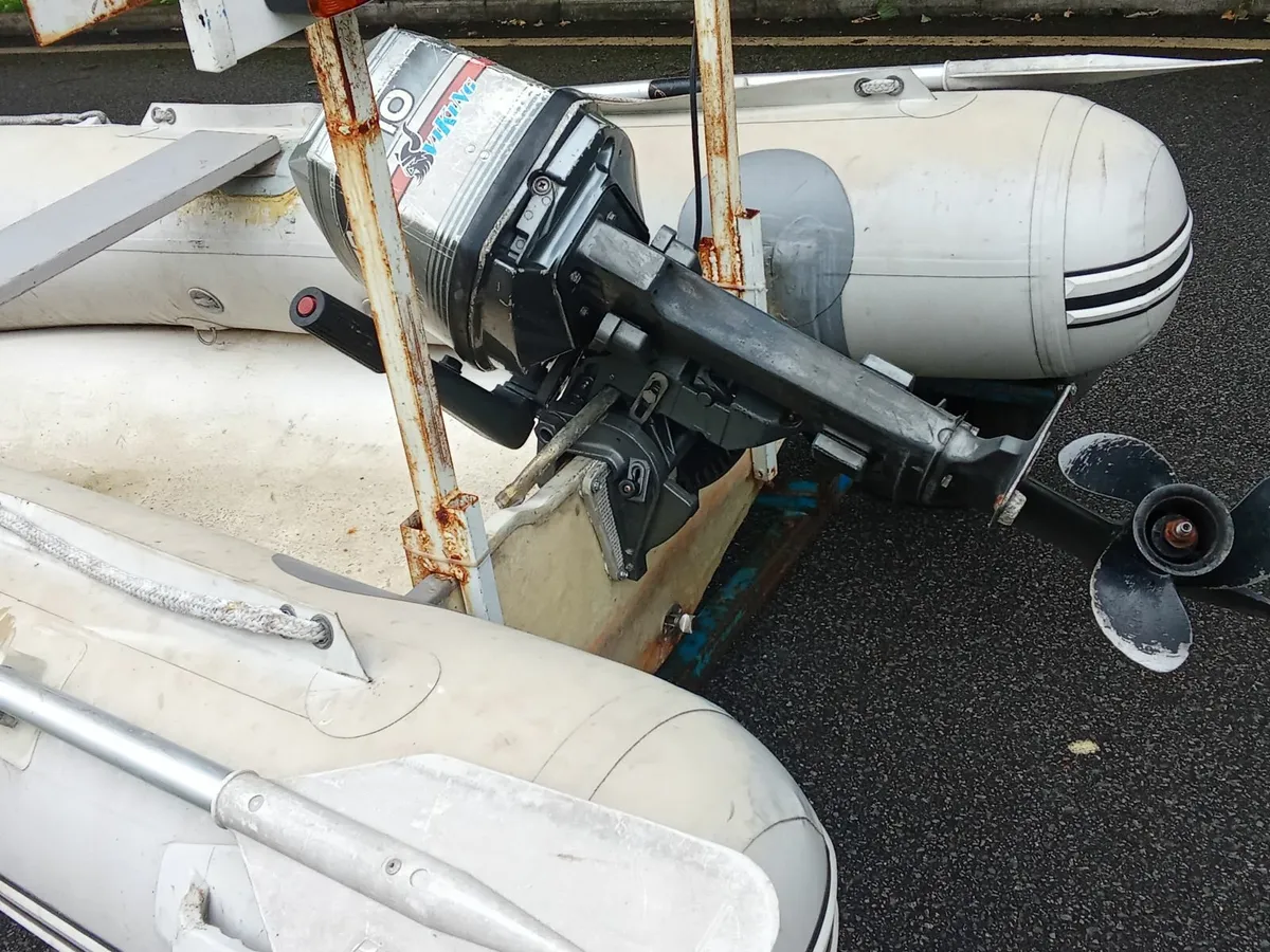 Inflatable RIB WETLINE +trailer +engine-10 hp - Image 3