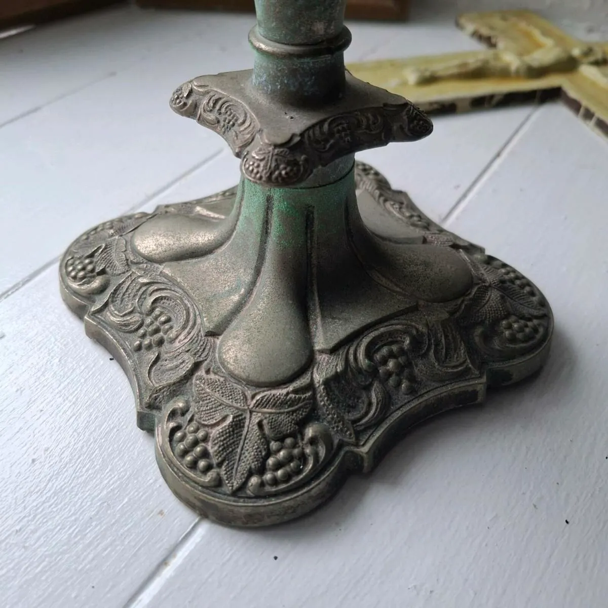 Cast Bronze Candelabra - Image 2