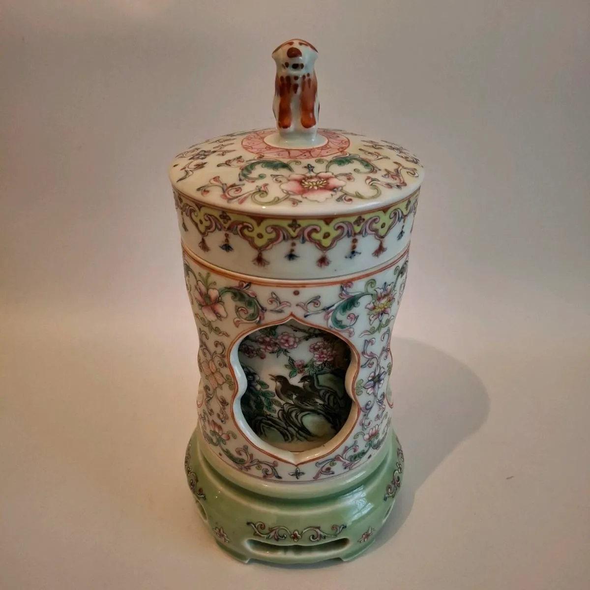 Foo Dog Rotating Lidded Pot - Image 1