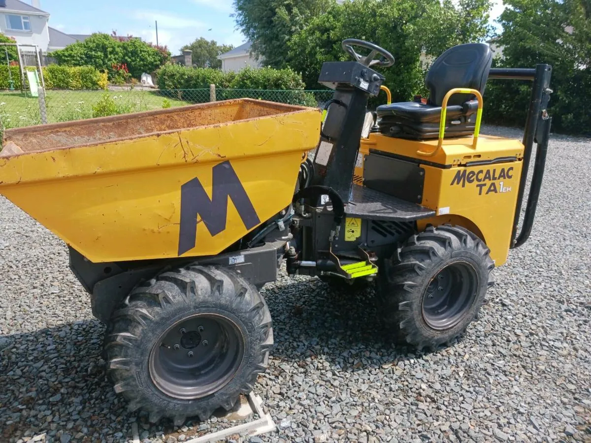 2021 Mecalac 1ton dumper - Image 1