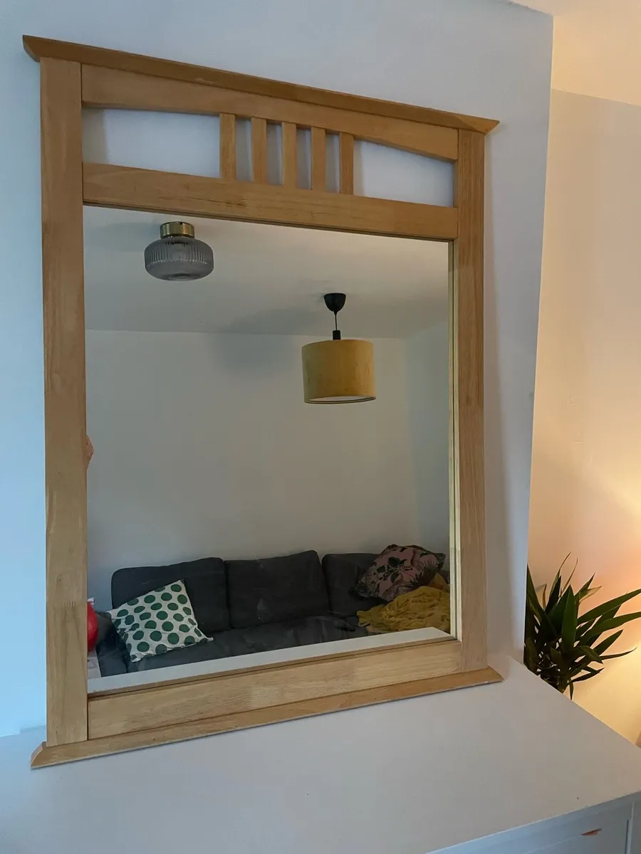 Wooden Mirror - Image 1