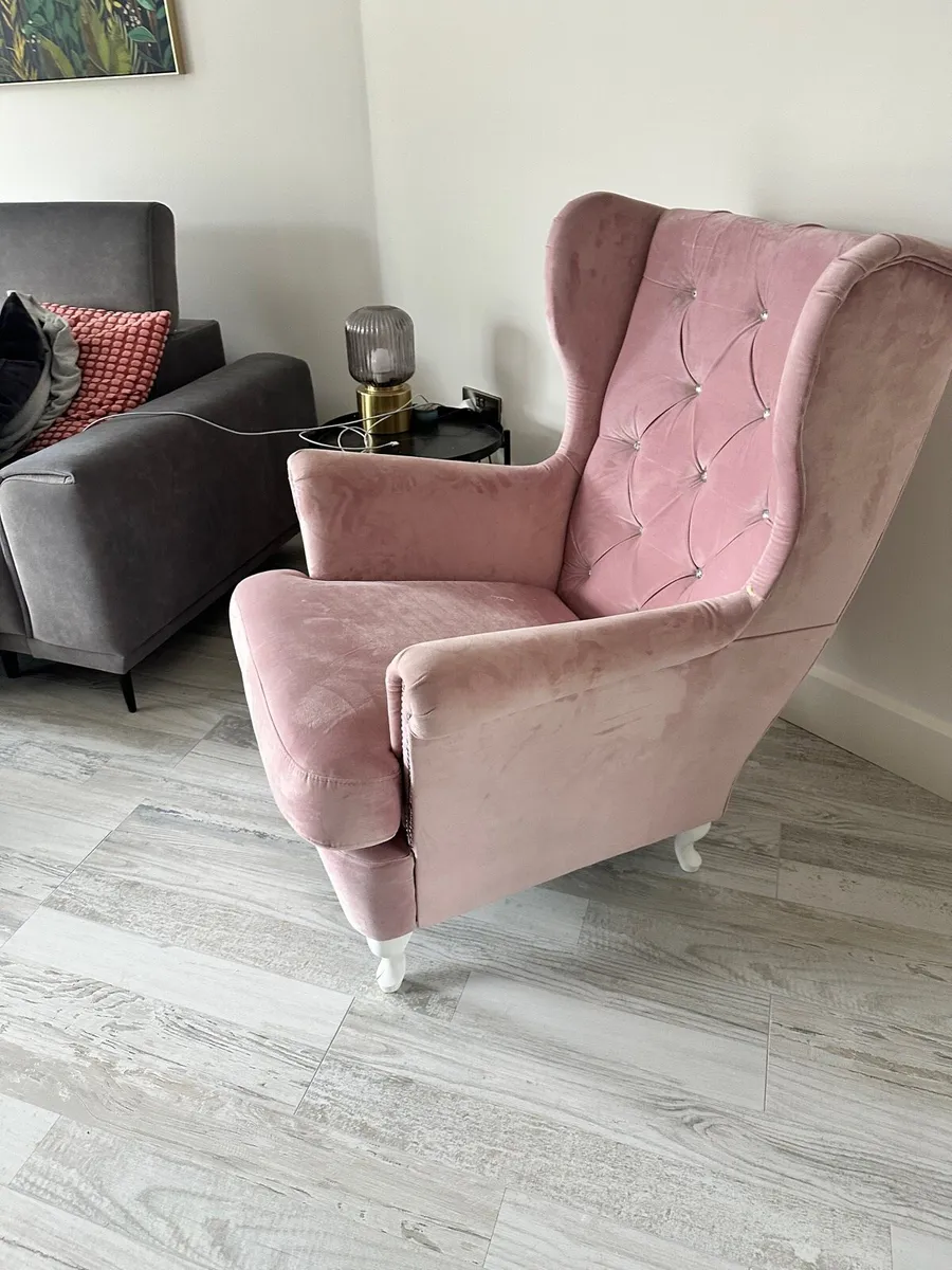 Living room velvet chair - Image 2