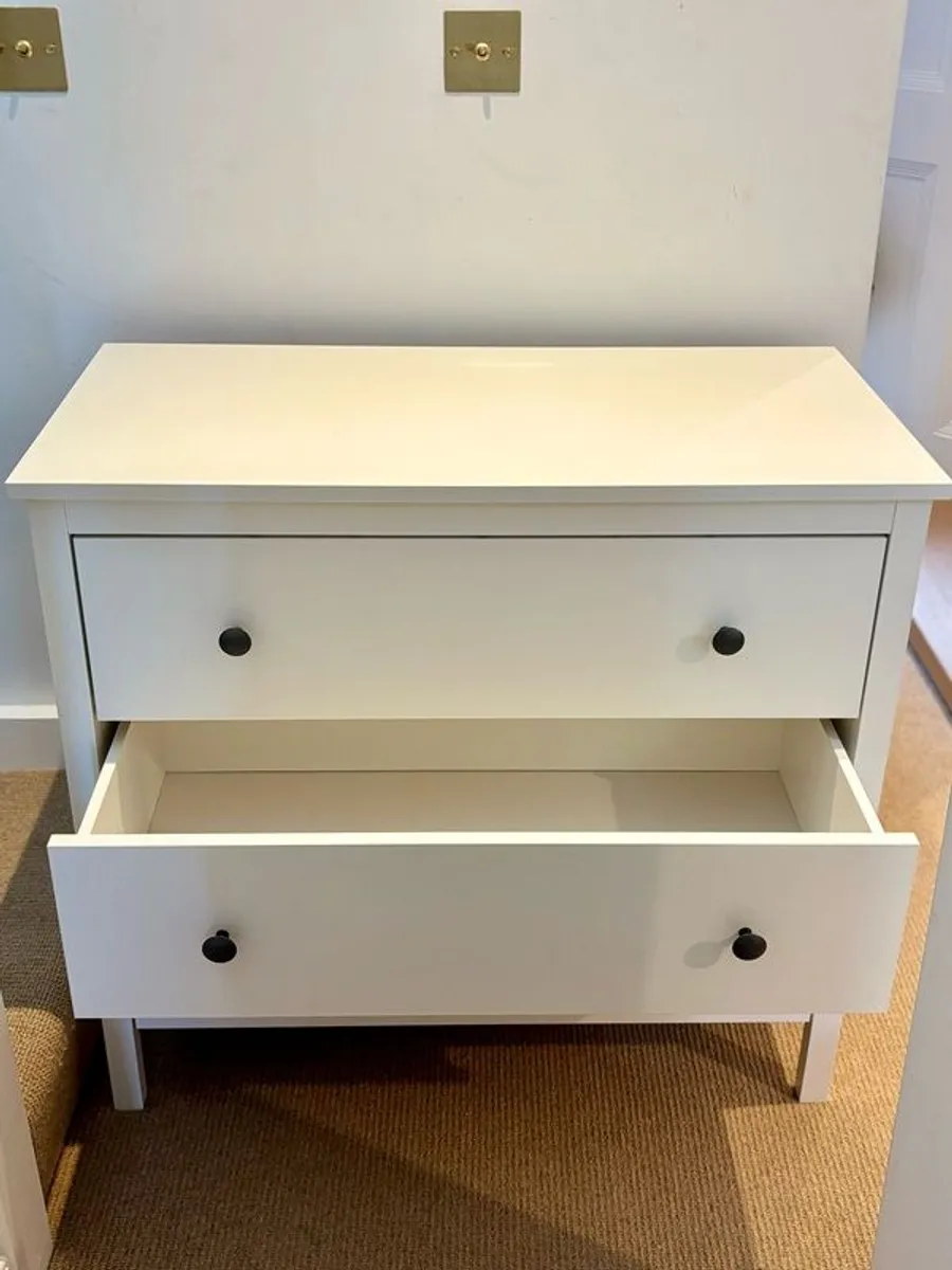 KOPPANG Chest of 3 drawers, white, 90x83 cm - Image 2