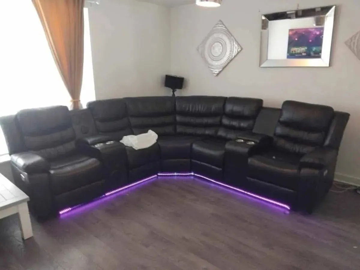 New electric corner sofa