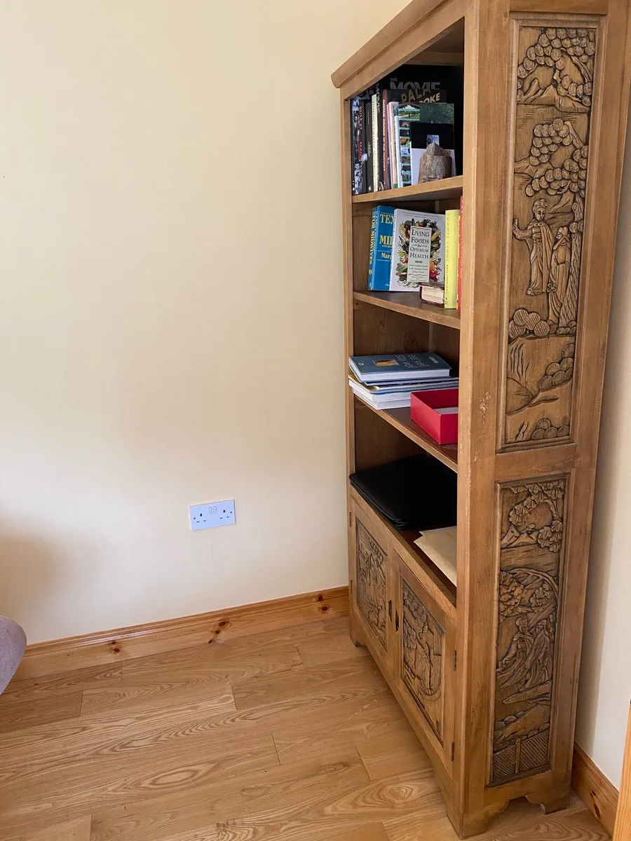 Bedside Lockers by 2 and Book case - Image 2