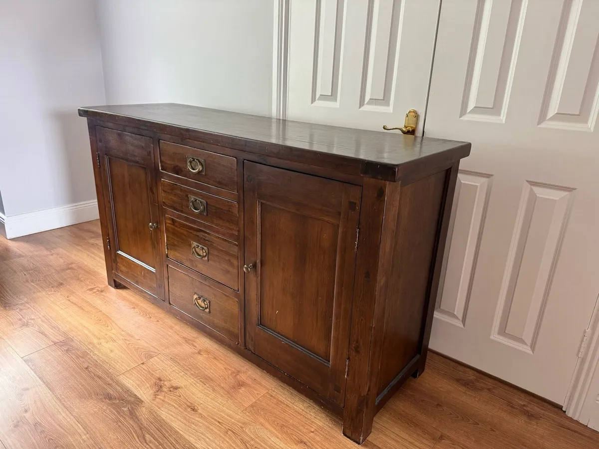 Matching Solid Wood Bookcase + Sideboard - Image 4