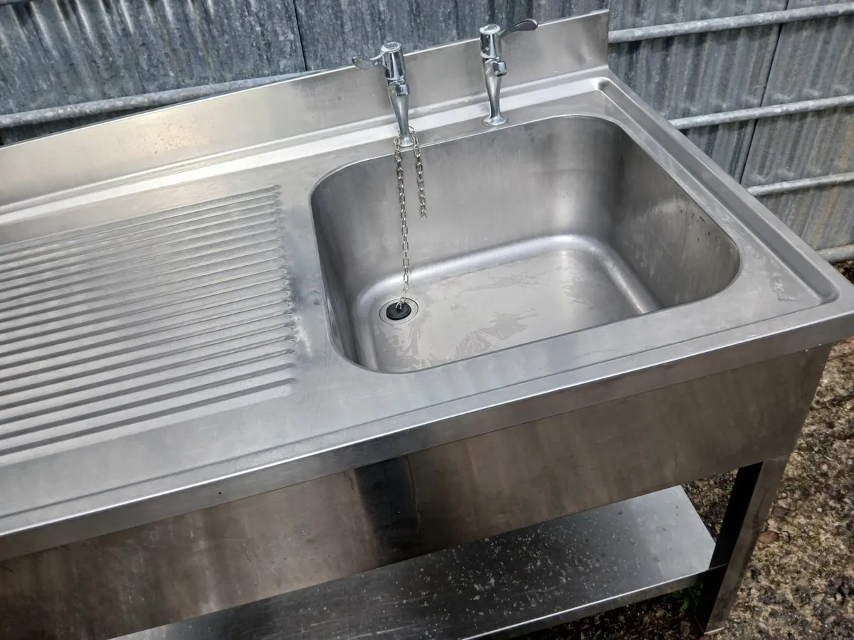 Stainless steel cabbinet /sink unit..delivered - Image 1