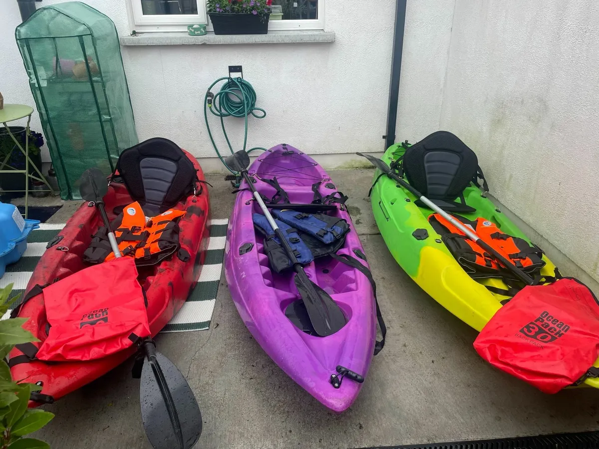 3 x 9ft Sea Kayak's - Image 1