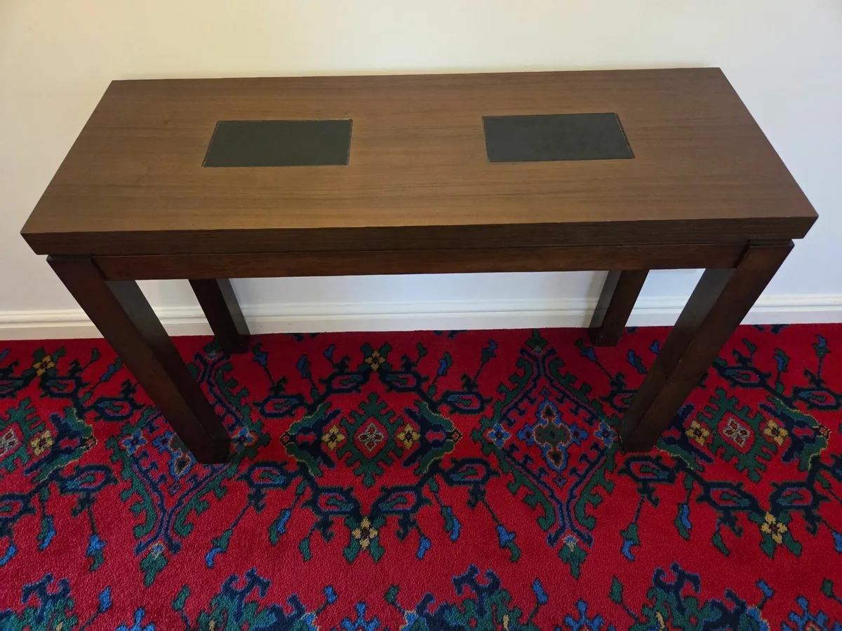 Hall Console Table - Dark Mahogany - Image 3