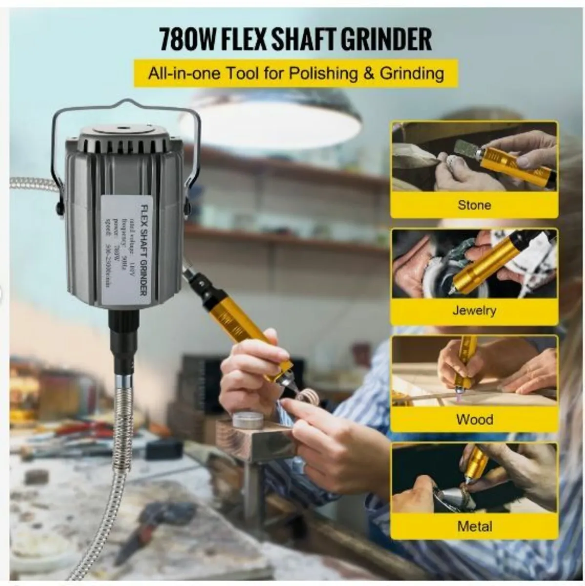 Flex Shaft Grinder 780W Rotary Tool - Image 2