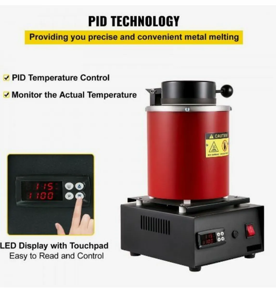 Electric Melting Furnace, 3KG Digital - Image 4