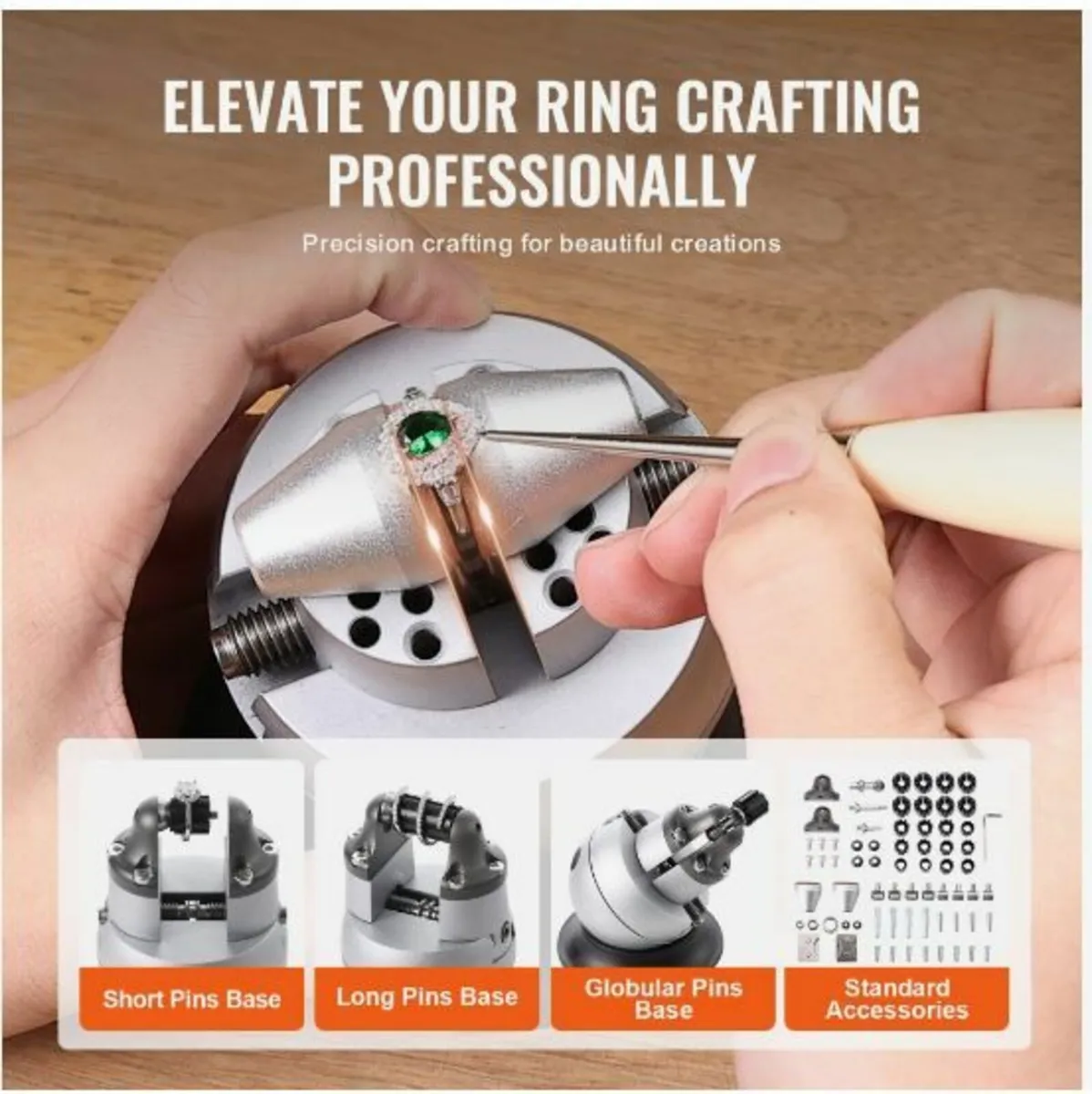 Ball Vise, 3" Engraving Setting Tool, 360° - Image 4
