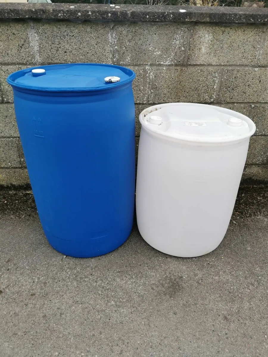 Plastic & Steel Barrels - Image 2