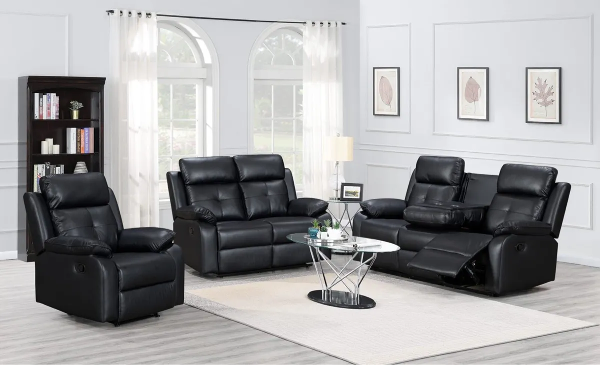 New Grey Fabric Abbey Sofas - Image 3