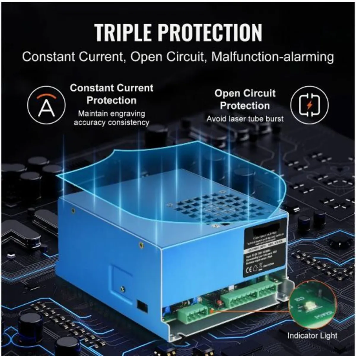 CO2 Laser Power Supply for 40W Laser - Image 3