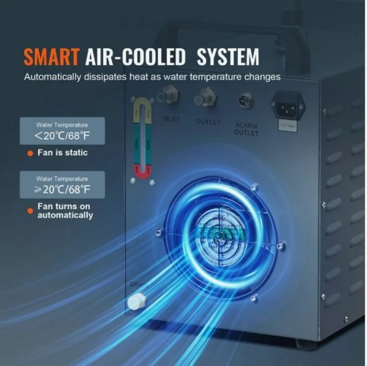 Industrial Water Chiller CW-3000 Air-cooled Indus - Image 4