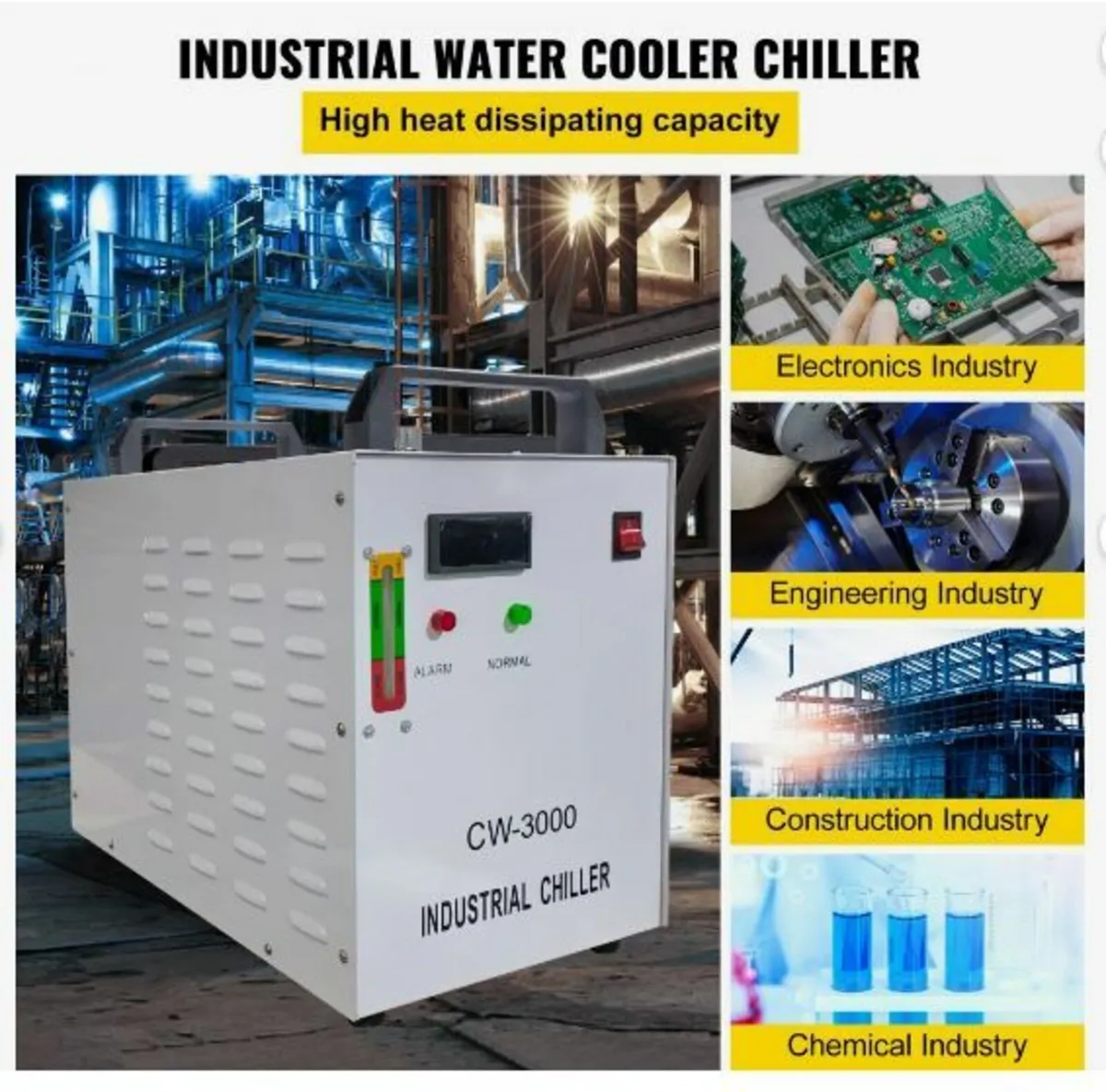 9L Tank Water Chiller CW-3000DG - Image 2