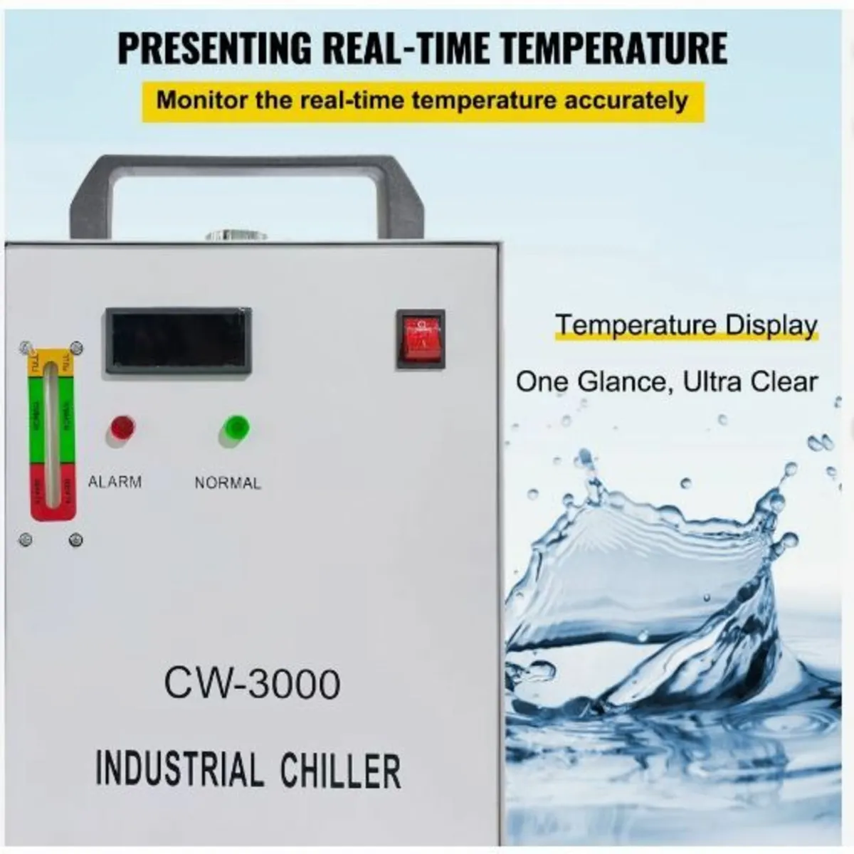 9L Tank Water Chiller CW-3000DG - Image 4