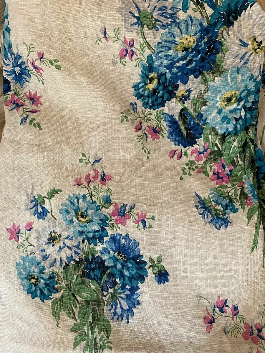 Vintage 1950s Linen Fabric Job lot *DELIVERY AVAIL - Image 3