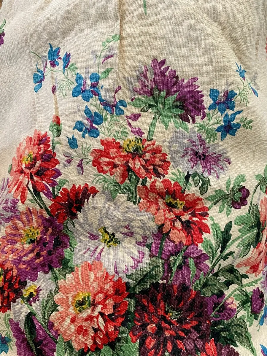 Vintage 1950s Linen Fabric Job lot *DELIVERY AVAIL - Image 4