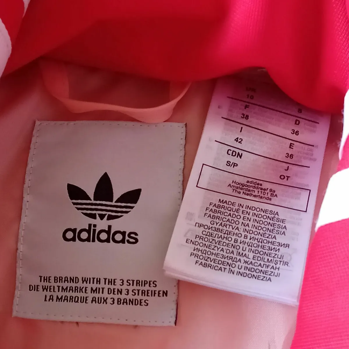 Adidas coat, rare vintage 1990s, oversized size 10 - Image 4