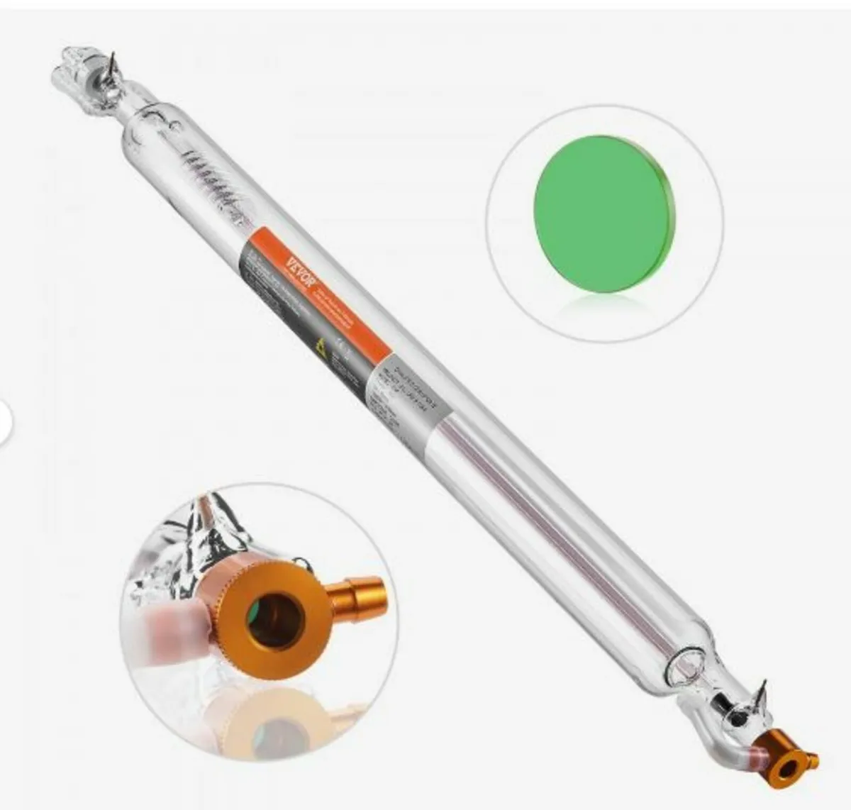 Laser Tube 50W CO2 Laser Tube 850 mm Length 50 mm - Image 1