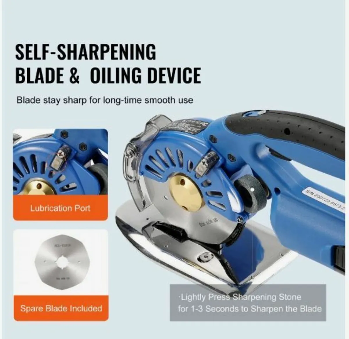 Fabric Cutter 5-Speed Cordless Electric - Image 3