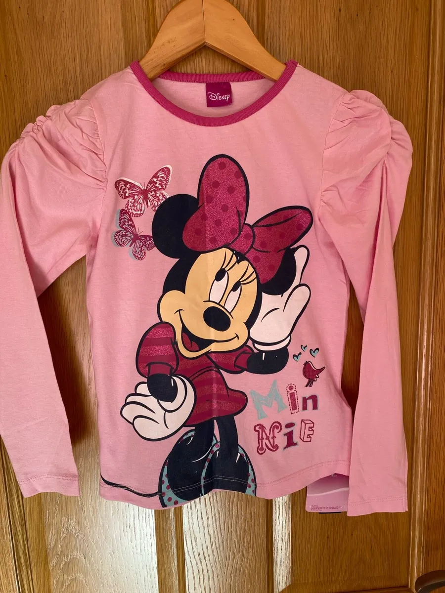 Girl’s Brand New Disney Minnie Mouse Pink Top - Image 3