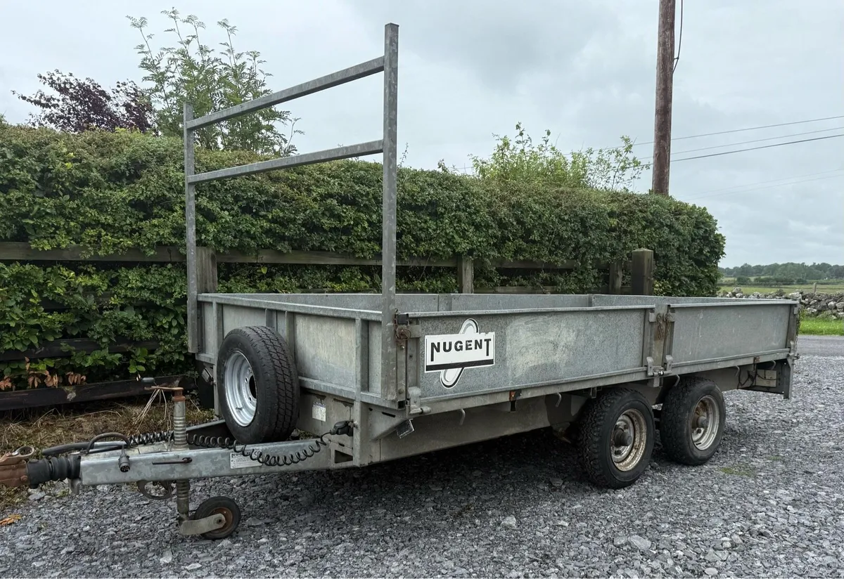 12x6 Nugent Trailor with Ladder rack. - Image 1
