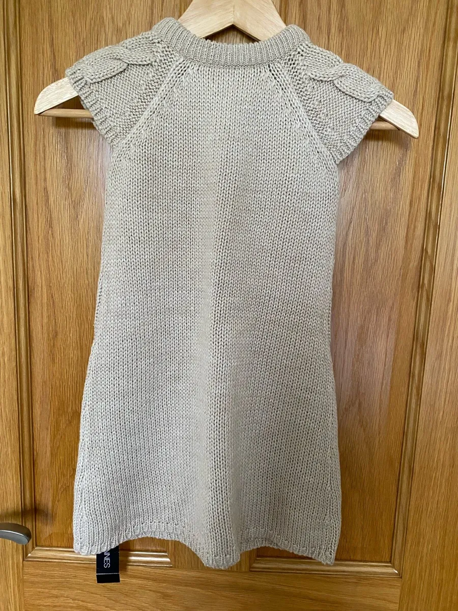 Brand new Girl’s Cream Caramel Knitted Long Dress - Image 2