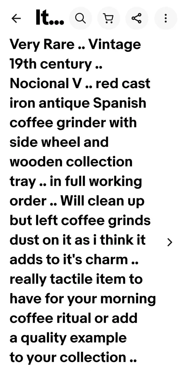Antique coffee grinder - Image 2