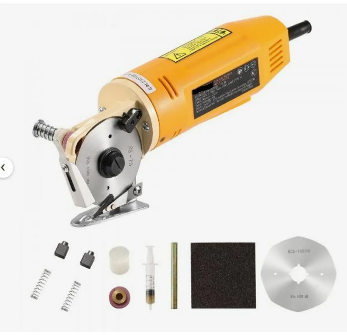 Fabric Cutter 170W Electric Rotary Fabric Cutting - Image 1