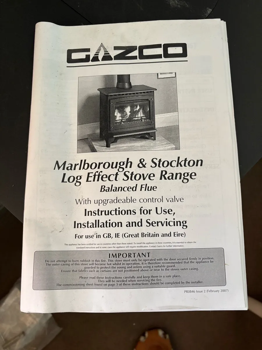 Gas Log Stove - Image 3