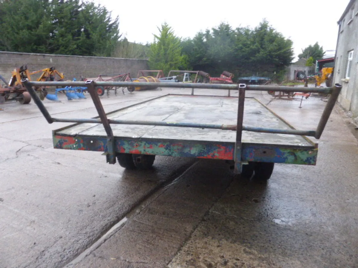 Flat Bale Trailer with Racks - Image 3