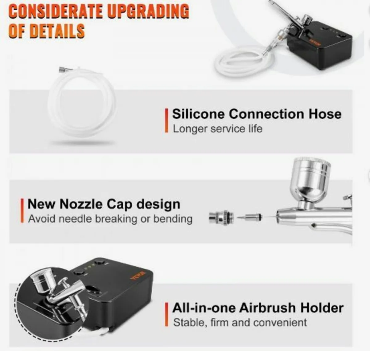 Airbrush Kit, Portable Airbrush Set - Image 3
