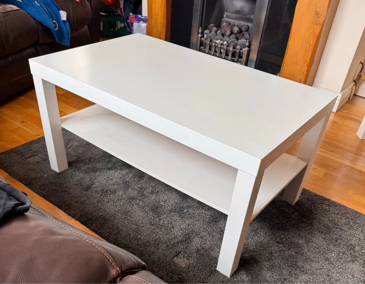 IKEA Coffee Table, Side Tables & TV Bench Bundle - Image 3