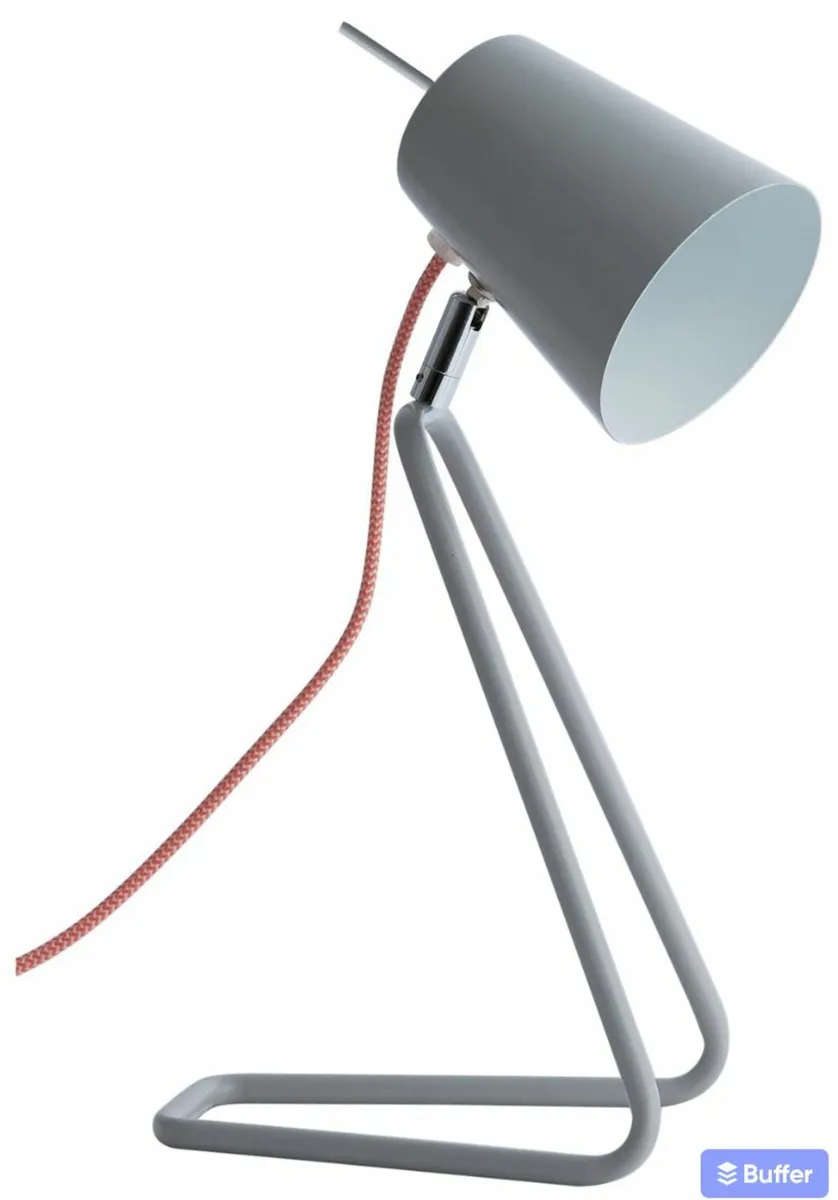 Habitat Lizzie Desk Light - Grey - Image 1