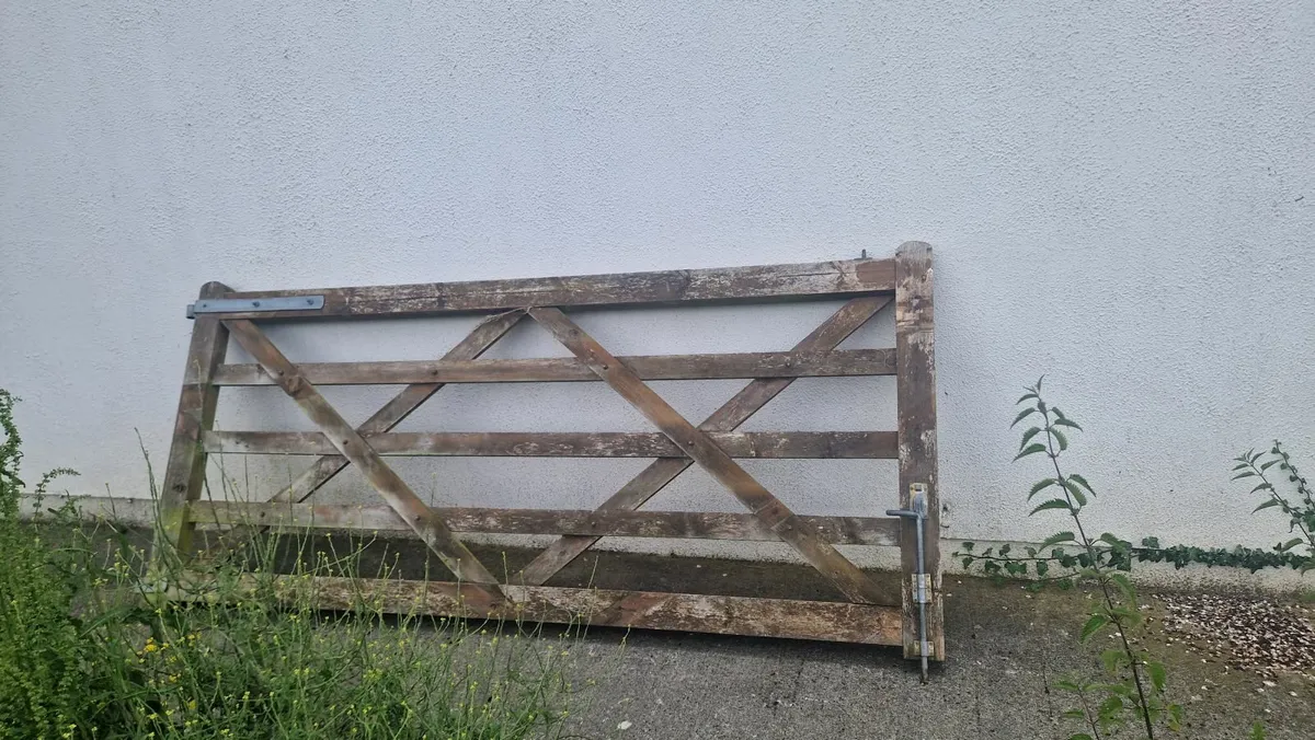 Wooden gate