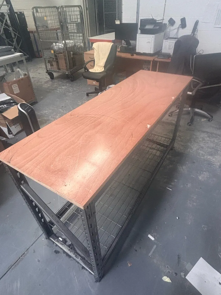 Workbench 6 x 2 solid bench. - Image 1